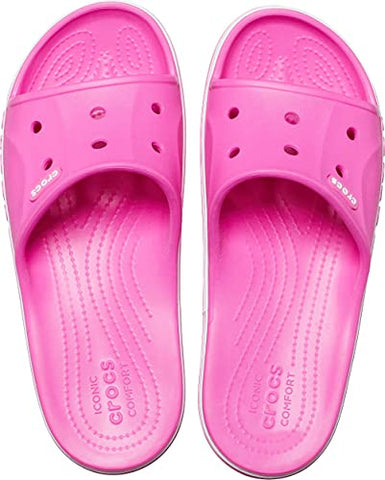 Image of Crocs Unisex Adult Bayaband Slide Electric Pink Slipper-5 Men/ 6 UK Women (M6W8) (205392-6QQ)6 US