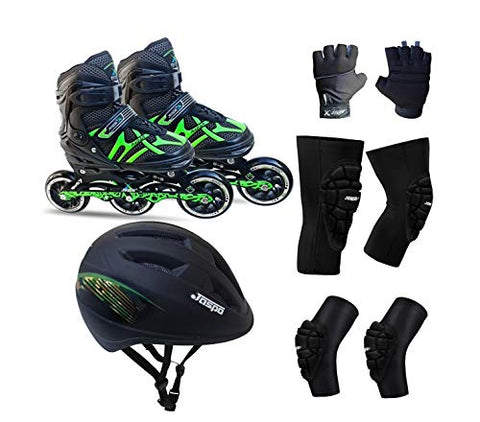 Image of JASPO Radar Pro Hydra-MAX Adjustable Inline Shoe Skates for All Age Groups