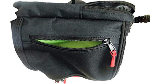 Image of HeadTurners Pro Badminton Backpack Kitbag with Shoe Pocket (Red Camo, Black )