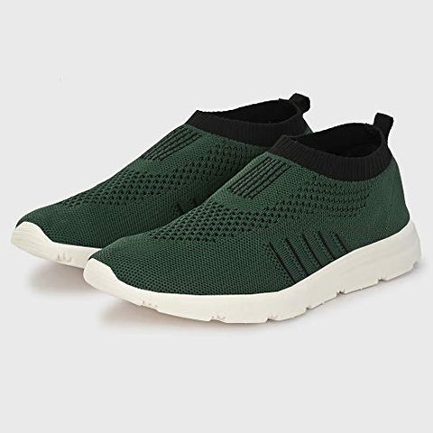 Image of Bourge Men's Vega-z1 Army Green Running Shoes-2 UK (36 EU) (3 US) (Vega-12-02)