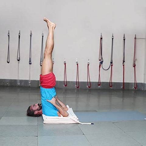 Image of MeFree Organic Cotton Yoga Strap, All Levels of Asanas, 6-ft, Off White