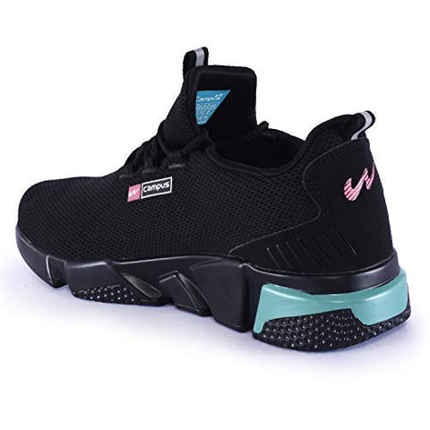 Image of Campus Women's Alexa Blk/Rani Running Sport Shoe-6 UK (39 EU) (5G-663)