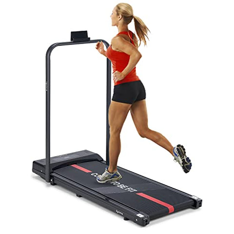 Image of Lifelong Treadmill LLTM162 Fit Pro 2 HP Peak DC Motorized|Under Desk Treadmill| Home Workout | Max Speed 8 Km/Hr | Walking Pad | Max User Weight 110 Kg | Free Installation Assistance | Black