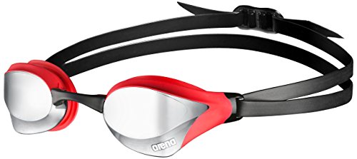 arena Cobra Core Mirror Swim Goggles Silver, Red, Black