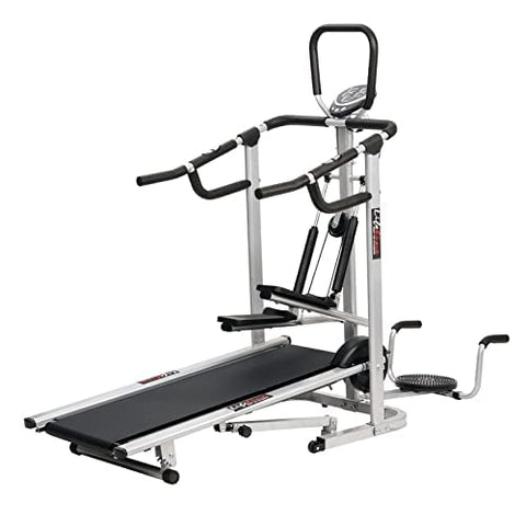 Image of Life line Fitness Manual Treadmill with Twister, Push-up Stand, Stepper for Cardio Weight Loss Exercise in Home Gym (with Stepper, Twister & Pushup Bar (Installation Included))