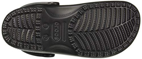 Image of crocs Unisex Adult Classic Black Clog-8 Men/ 9 UK Women (M9W11) (10001-001)
