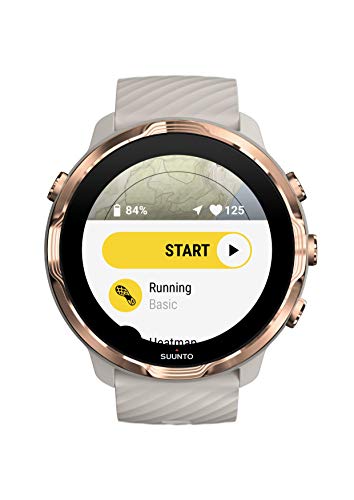 SUUNTO 7 Sandstone Rosegold, GPS Versatile Sports Watch with Google Wear OS, 24x7 Activity and Sleep Tracking