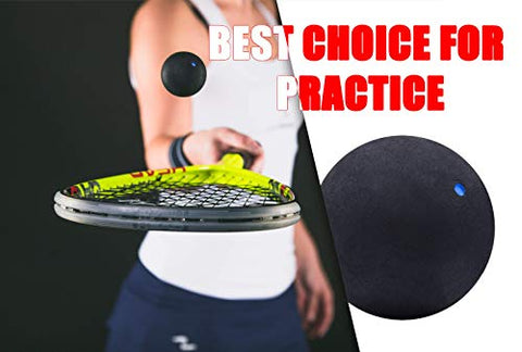 Image of Eagles Single Blue Dot Trainning Squash Ball (Single Blue Dot)