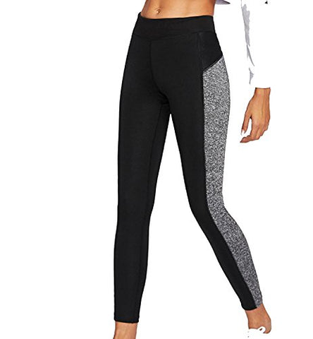 Image of Zesteez Women Sports Leggings(Large) for Gym Activewear Sports Wear 4 Way Stretchable Soft Handfeel Fabric. Black