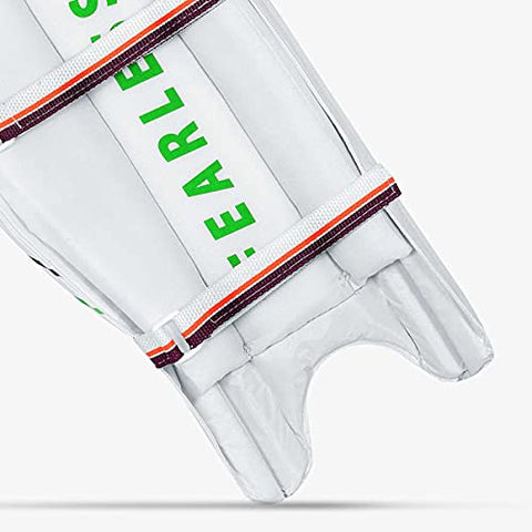 Image of DSC Intense Polyester Attitude Cricket Batting Leg Guard Boy's Right, White