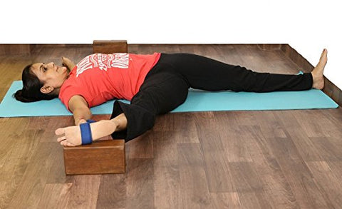 Image of Yogasya - Yoga Belt - 8 Feet Length - 1.5" Width - Yoga Props - for Safe, Perfect & Challenging Yoga Posture - Blue