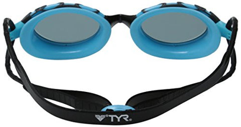Image of TYR Blend Nest Pro Swimming Goggles (Black-Blue)
