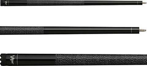 Image of Viper Jump Shot/Break 58" 3-Piece Billiard/Pool Cue, Black, 21 Ounce