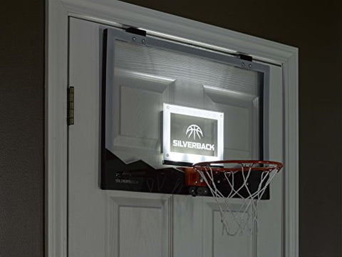 Image of Silverback LED Mini Basketball Hoop Set, 23"
