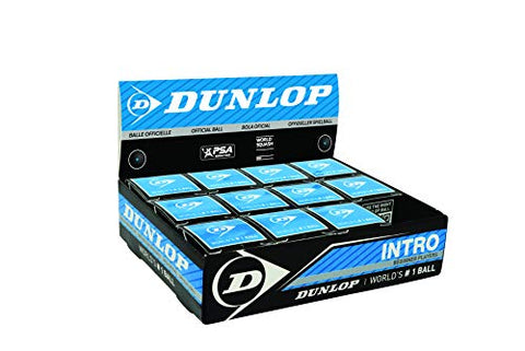 Image of DUNLOP Squash Ball (Black, One Size, D1SB700105-BLUE-DOT)