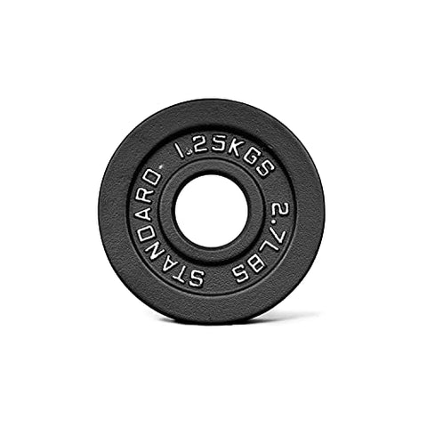 Image of BullrocK Olympic Cast Iron Weight Plates 2-inch Disc for Powerlifting, Home Gym & Commercial Competition Plate of 1.25Kg 2.5Kg 5Kg 10Kg15Kg 20Kg (2.5kg Set (1.25 x 2))