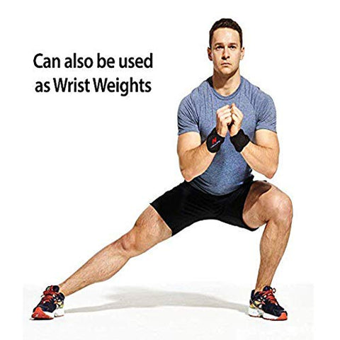 Image of Neulife Wrist/Ankle Weights 2 kg (1 kg Each x 2 pc), rubber, black