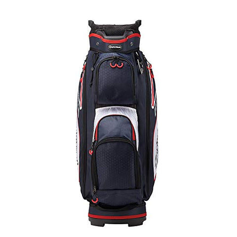 Image of TaylorMade 2019 Golf Select Cart Bag, Navy/Red/White
