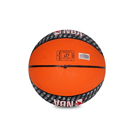 Image of Spalding NBA Rubber Basketball, Size 3 (Orange, Black)