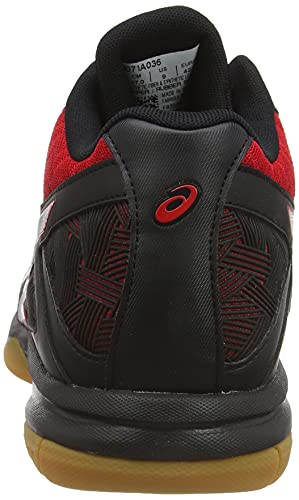 ASICS Men's Gel-Task Mt 2 Black/Classic Red Indoor Court Shoes-7 UK (41.5 EU) (8 US) (1071A036)