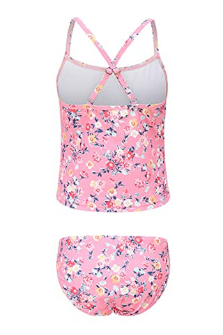 Image of HowJoJo Big Girls Two Piece Tankini Swimsuit Bathing Suit Swimwear Size 14/7-16