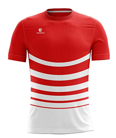 Image of Triumph Men's Football Jersey for Men & Boys Football Clothing Sportswear White Size L