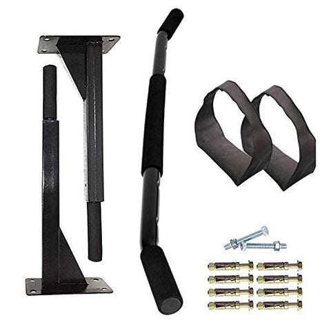 Image of Protoner Wall Mounting Chin Up Bar and Ab Strap Combo
