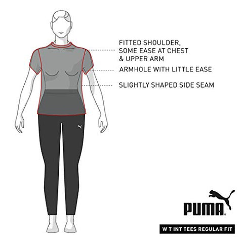 Image of Puma Women's Graphic Regular T-Shirt (58130751 Black-Gold Silver XS)