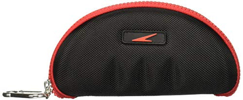 Image of Speedo Team Goggle Case, Black/Red