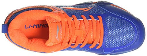 Image of Li-Ning Saga Lite Non-Marking Badminton Shoe (Blue/Orange, 2 UK)