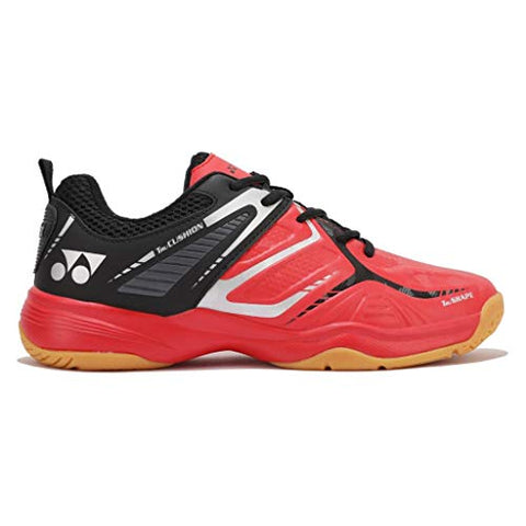 Image of YONEX Tokyo Unisex-Adult Non Marking Badminton Shoes (Red, Black, UK 7)