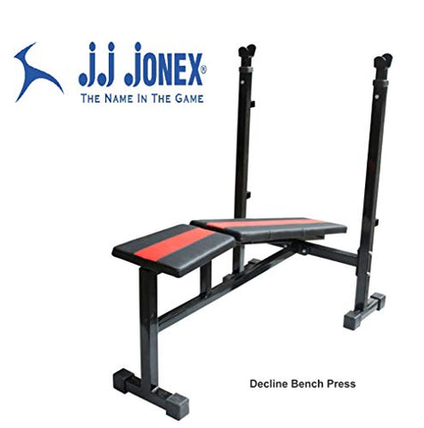 Image of JJ Jonex 3 in 1 Bench for Multi-Functional Exercises (Incline, Decline & Flat) for Gym and Home Gym @ Kin Store