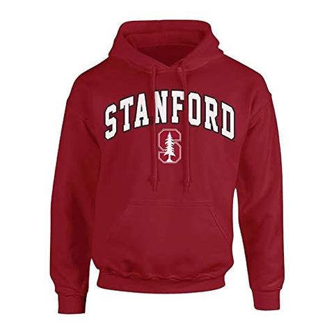 Image of Elite Fan Shop Stanford Cardinals Hooded Sweatshirt Arch Cardinal - XXL