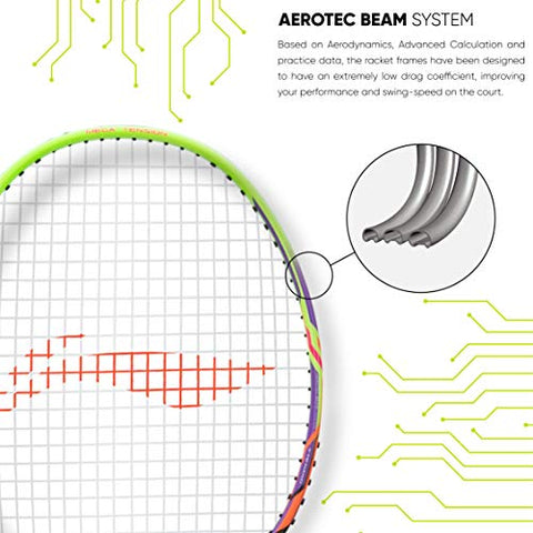 Image of Li-Ning Turbo 99 Strung Carbon Fibre Racket With Free Full Cover