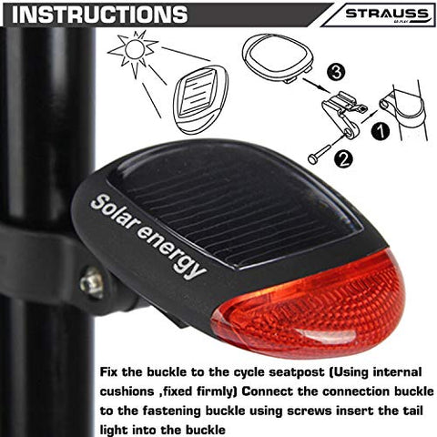 Image of Strauss Bicycle Solar Tail Light