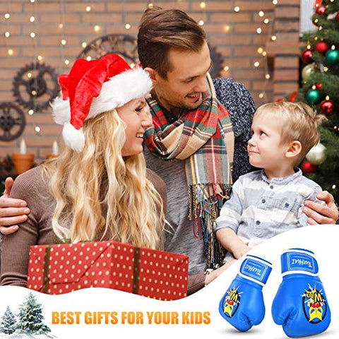 Image of TUXHUI Kids Boxing Gloves for Kids Boys Girls Youth Age 5-12 Years Training Gloves for Punching Bag Kickboxing Muay Thai