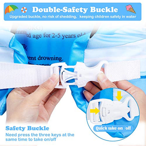 Image of Puddle Beach Jumper, Jurmikey Toddler Swim Vest Jacket for 30-66 Pounds Boys & Girls, Children’s Training Jumper for Beach/ Pool/See (Beiji)