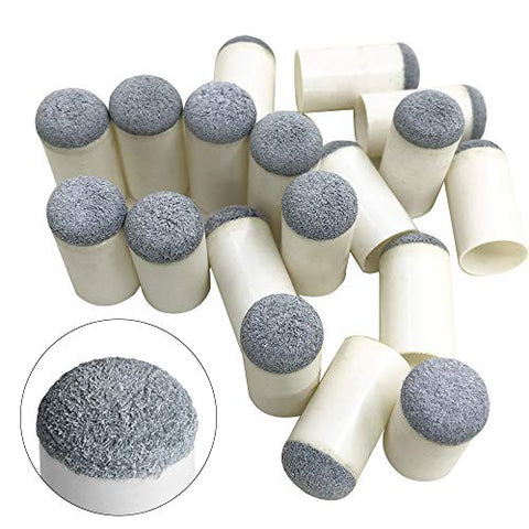 Image of YuCool 50 Pieces Cue Tips Replacements, Slip On Pool Billiard Cue Tips-13mm