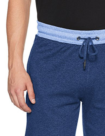 Image of U.S. Polo Assn. Athleisure Men's Shorts (I635-433-CP_Denim Melange/Blue Melange_Small)