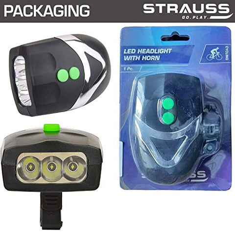Image of Strauss Bicycle LED Headlight with Horn