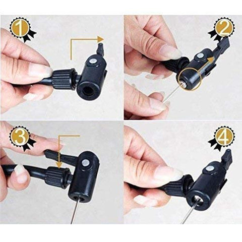 Image of QUIXXLY Imported Portable High Pressure Foot Air Pump Compressor for Car and Bike Air Pump for Motorbike Cars Bicycle for Football Cycle Pumps for Bicycle car air Pump for tubeless