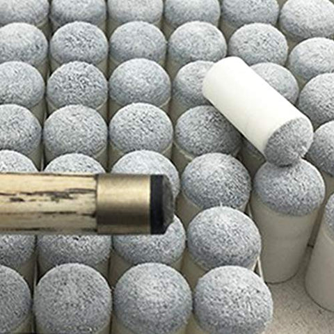 Image of pengxiaomei 40pcs Slip On Pool Cue Tips Replacement Billiard Cue Tips 4 Sizes Slip-On Cue Tip(9mm/10mm/12mm/13mm, Each Size 10pcs)