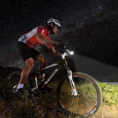 Image of Bulfyss Combo of USB Rechargeable Bike Front Horn and Light 120 DB with Super Bright 250 Lumen Light and Raypal Dual LED Bicycle Rear Tail Light