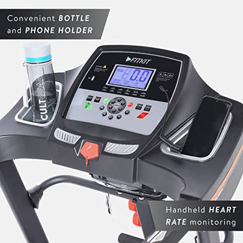 Image of Fitkit FT150M (4.5HP Peak) Motorised Treadmill with Free Home Installation, 1 Year Warranty and Trainer Led Sessions by Cult.Sport