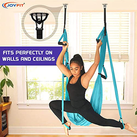 Image of JoyFit Suspension Strap Trainer Wall Mount Anchor Bracket Hook