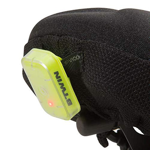 Image of Btwin 500 Saddle Cover Memoryfoam - Size L - Black