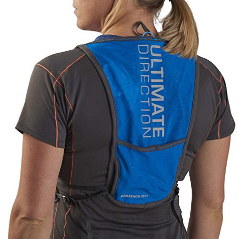 Image of Ultimate Direction Marathon Vest, Hydration for Distance Runners, Ultimate Direction Blue, X-Small/Small