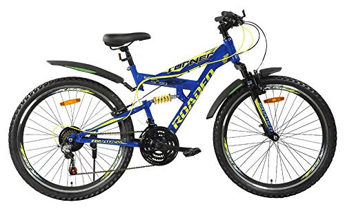Hercules Roadeo Turner 2016 26T Men's 21 Speed Premium Geared Cycle (Azure Blue)
