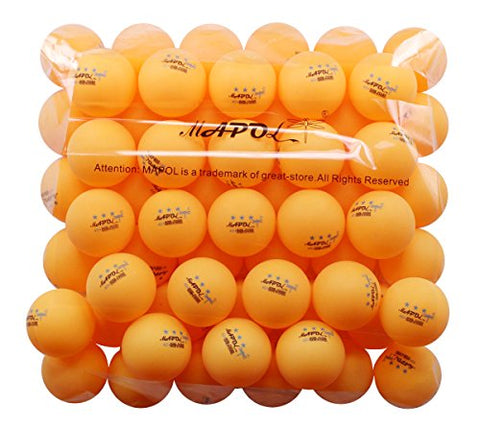 Image of mapol Regail 50 Yellow 3-star Table Tennis Advanced Training Ping Pong Balls (40 mm)