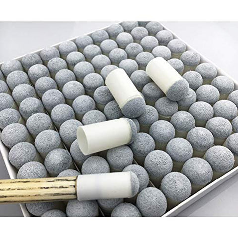 Image of pengxiaomei 40pcs Slip On Pool Cue Tips Replacement Billiard Cue Tips 4 Sizes Slip-On Cue Tip(9mm/10mm/12mm/13mm, Each Size 10pcs)